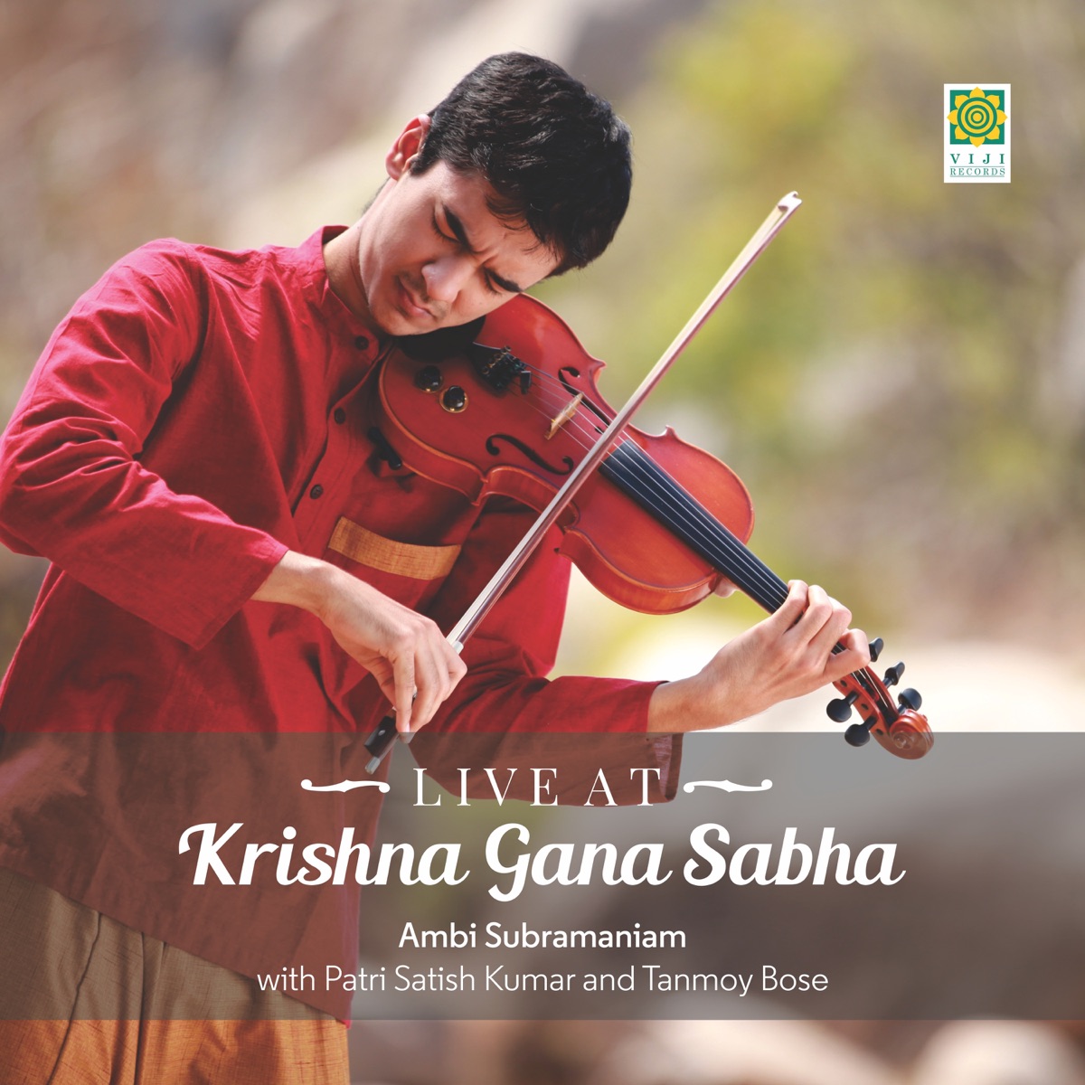 Ambi Subramaniam - Live At Krishna Gana Sabha by Ambi Subramaniam album cover