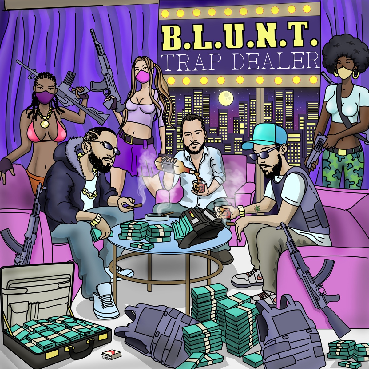 Trap Dealer - EP by B.L.U.N.T album cover