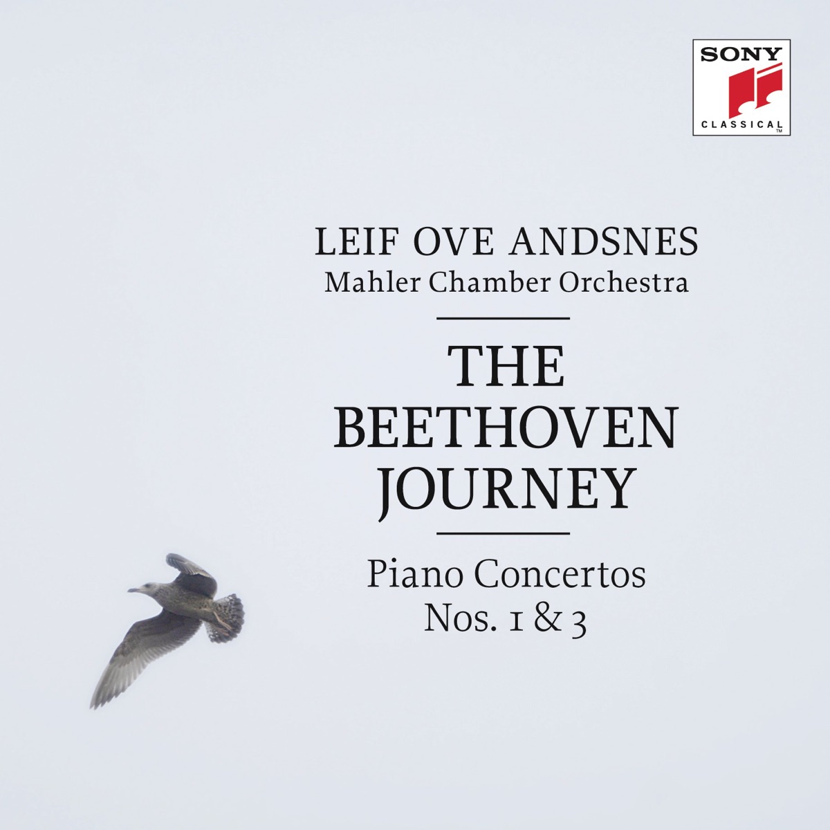 Beethoven: Piano Concertos Nos. 1 & 3 by Leif Ove Andsnes & Mahler Chamber Orchestra album cover