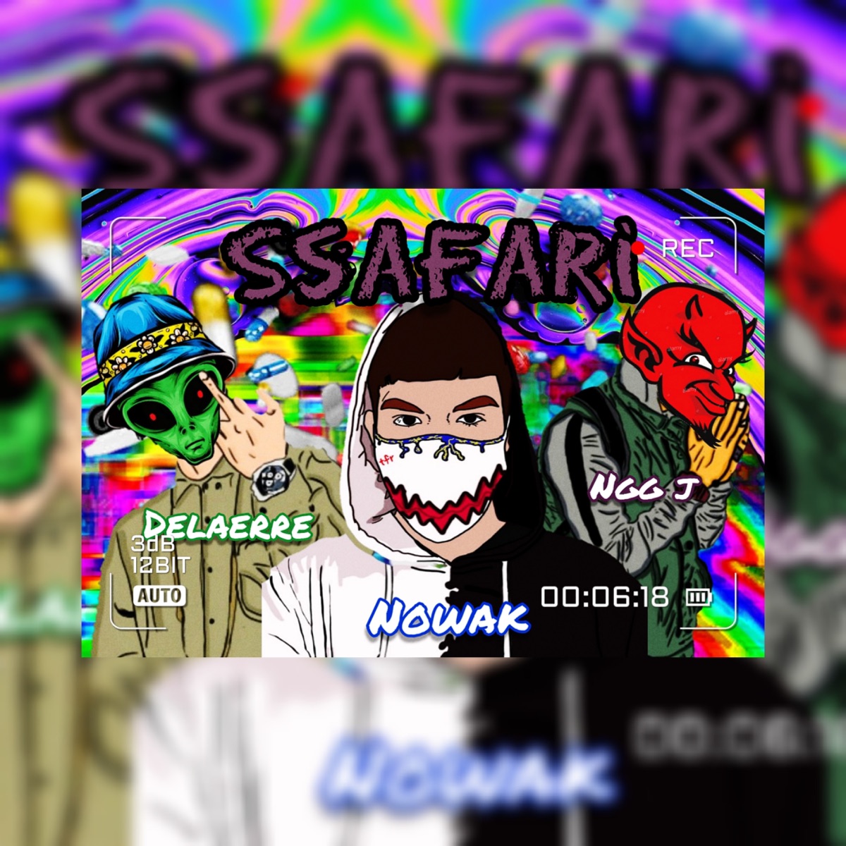 Ssafari (Freestyle) [feat. Scarl, Delaerre & Ngg j] - Single by Nowak album cover