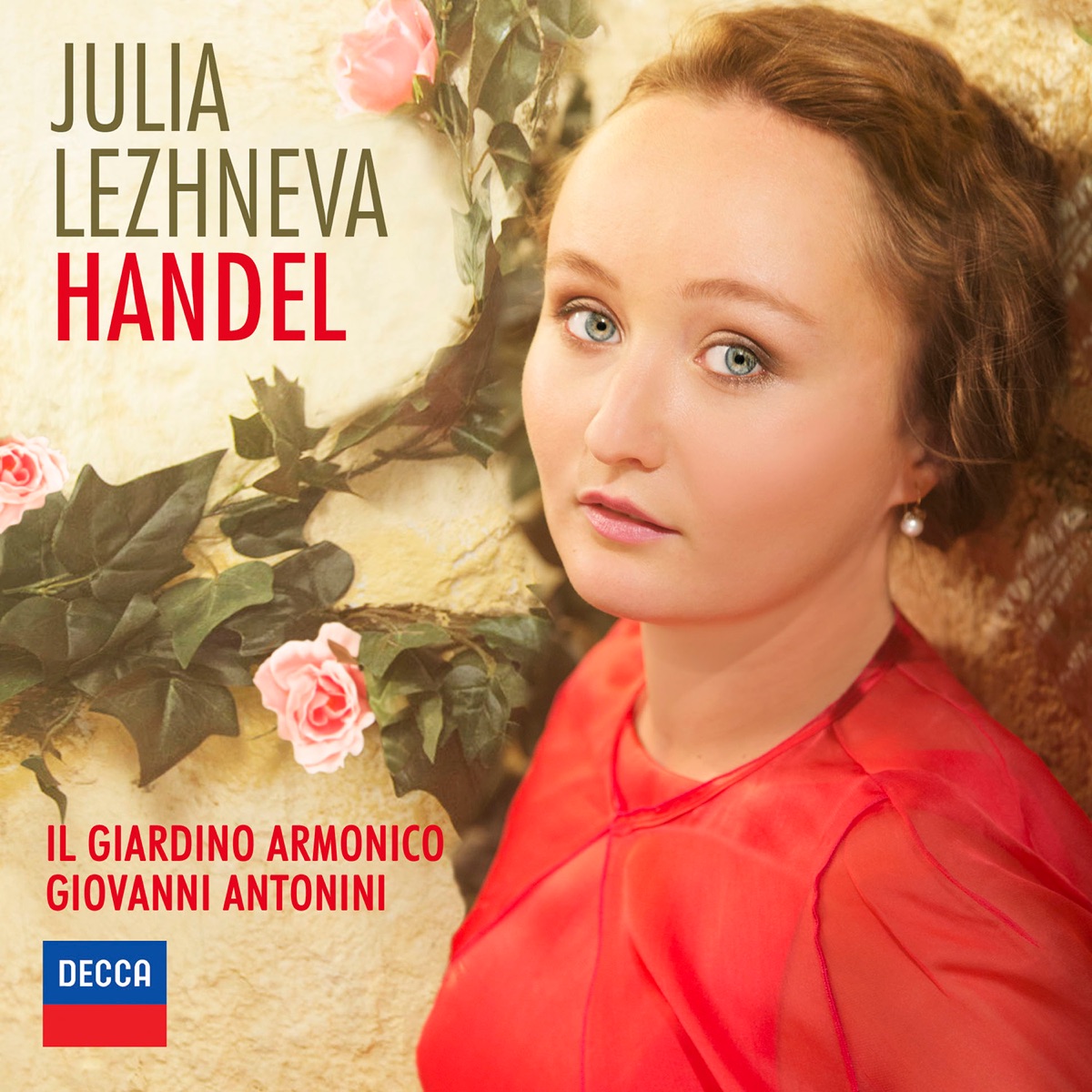 Handel: Operatic & Sacred Arias by Julia Lezhneva, Il Giardino Armonico & Giovanni Antonini album cover