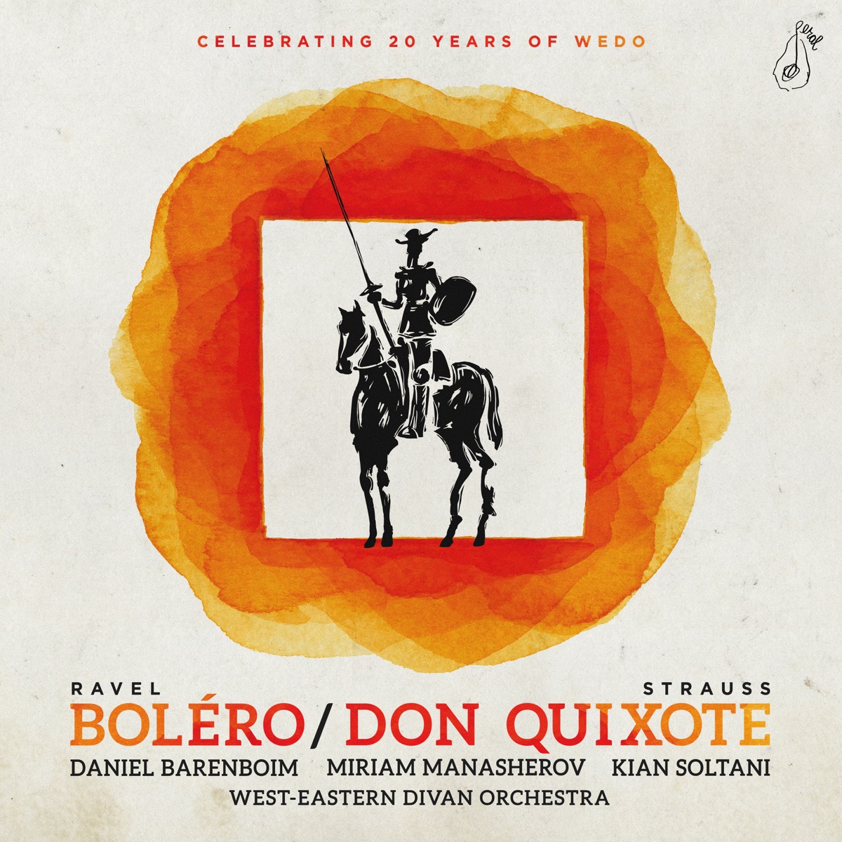 R. Strauss: Don Quixote – Ravel: Boléro by West-Eastern Divan Orchestra, Daniel Barenboim, Michael Barenboim, Miriam Manasherov & Kian Soltani album cover