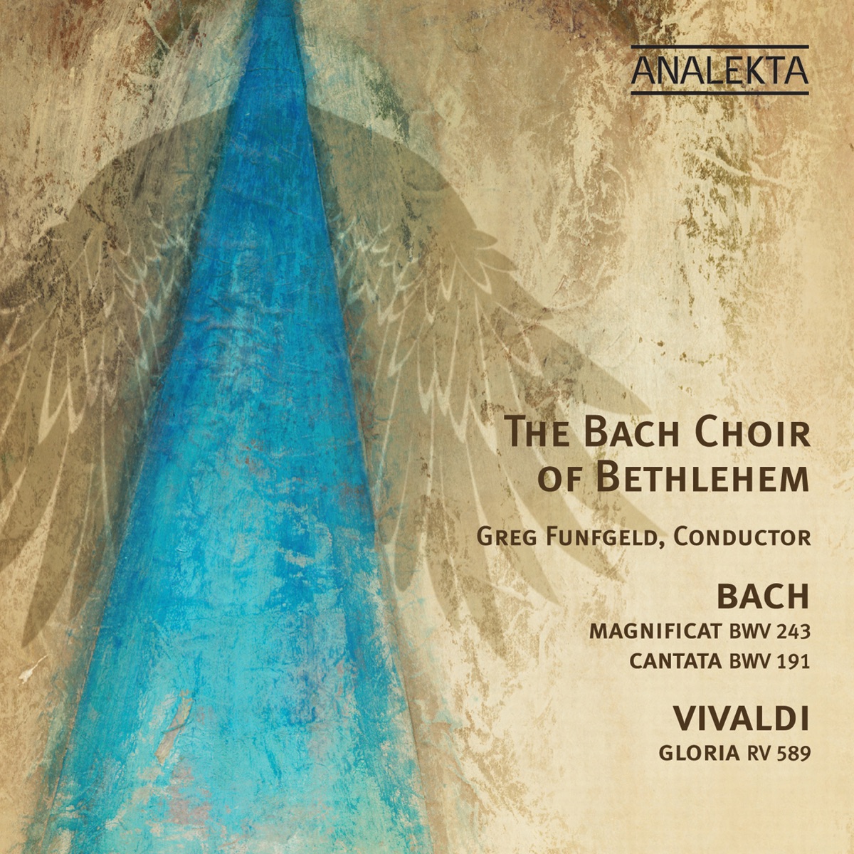 Bach: Magnificat, BWV 243 & Cantata "Gloria in Excelsis Deo", BWV 191 - Vivaldi: Gloria, RV 589 by The Bach Choir of Bethlehem, Daniel Taylor & Daniel Lichti album cover