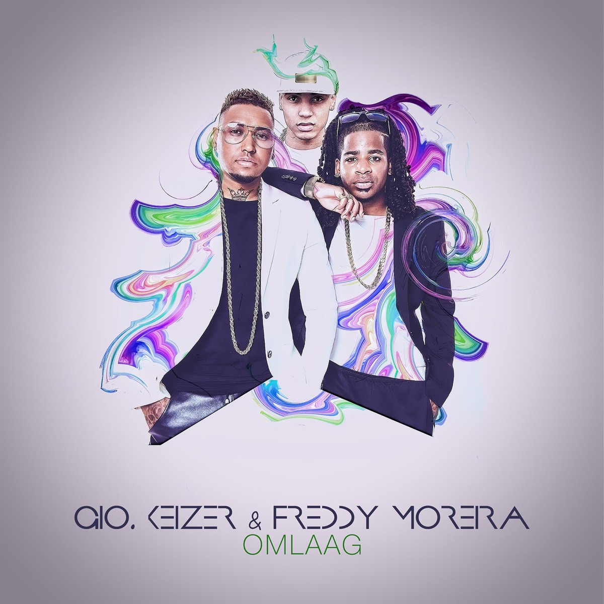 Omlaag - Single by Gio, Keizer & Freddy Moreira album cover