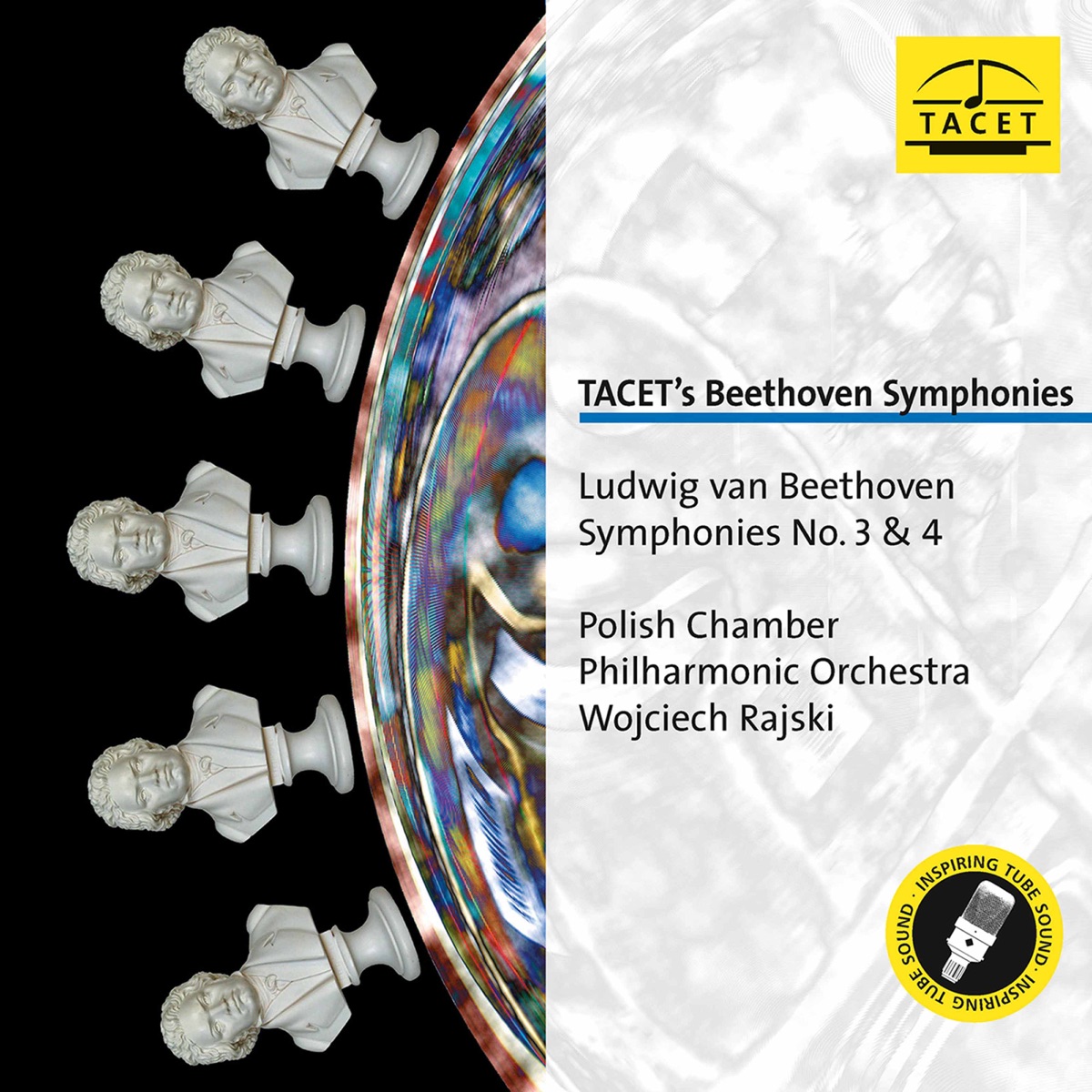 Beethoven: Symphonies Nos. 3 & 4 by Polish Chamber Philharmonic Orchestra Sopot & Wojciech Rajski album cover
