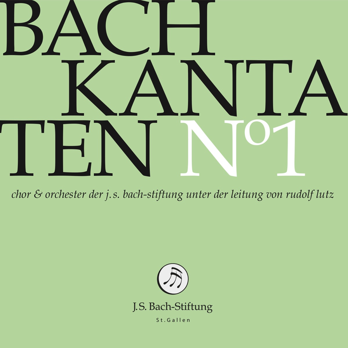 J.S. Bach: Cantatas, Vol. 1 by Chor der J.S. Bach-Stiftung, Orchester der J.S. Bach-Stiftung & Rudolf Lutz album cover