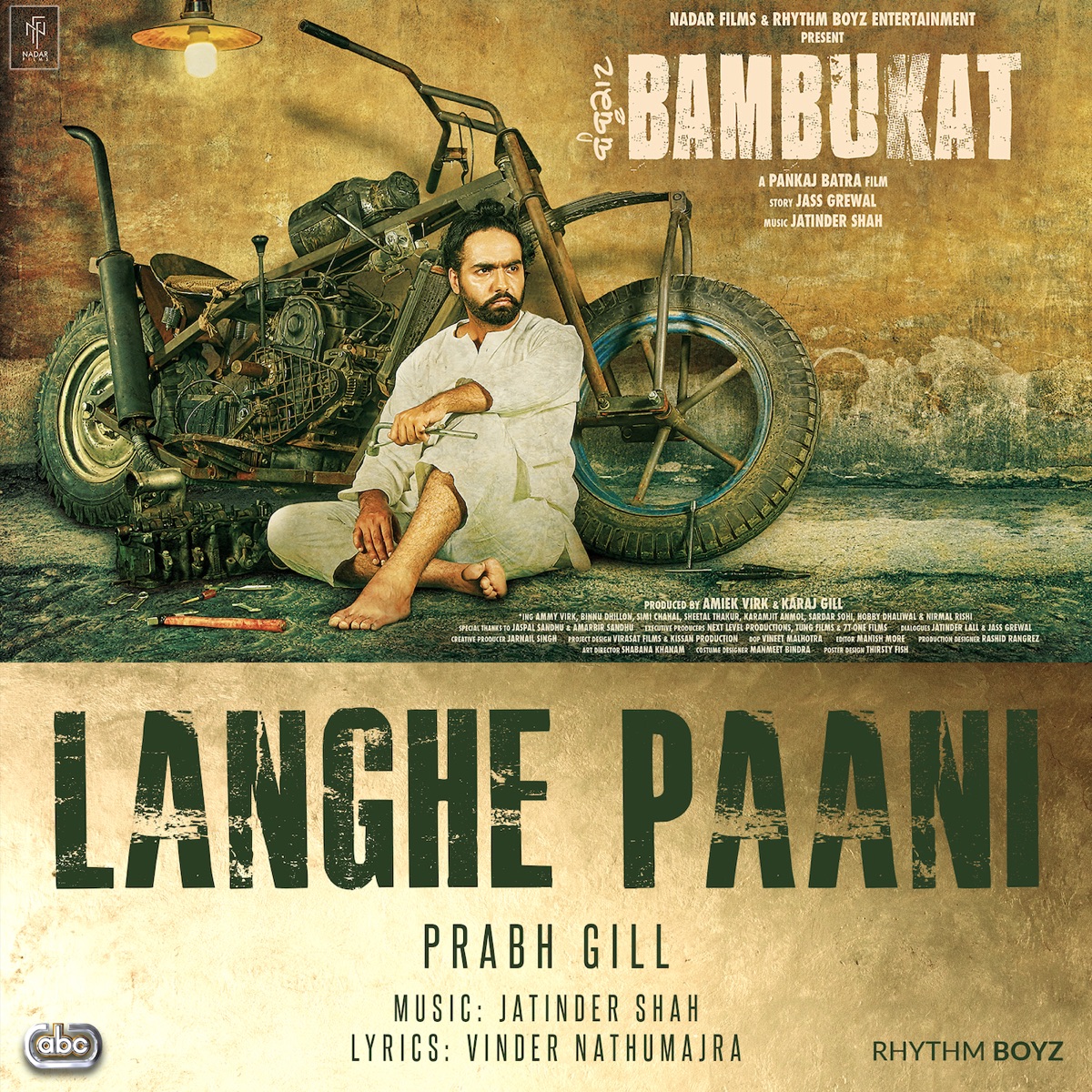 Langhe Paani (with Jatinder Shah) - Single by Prabh Gill album cover