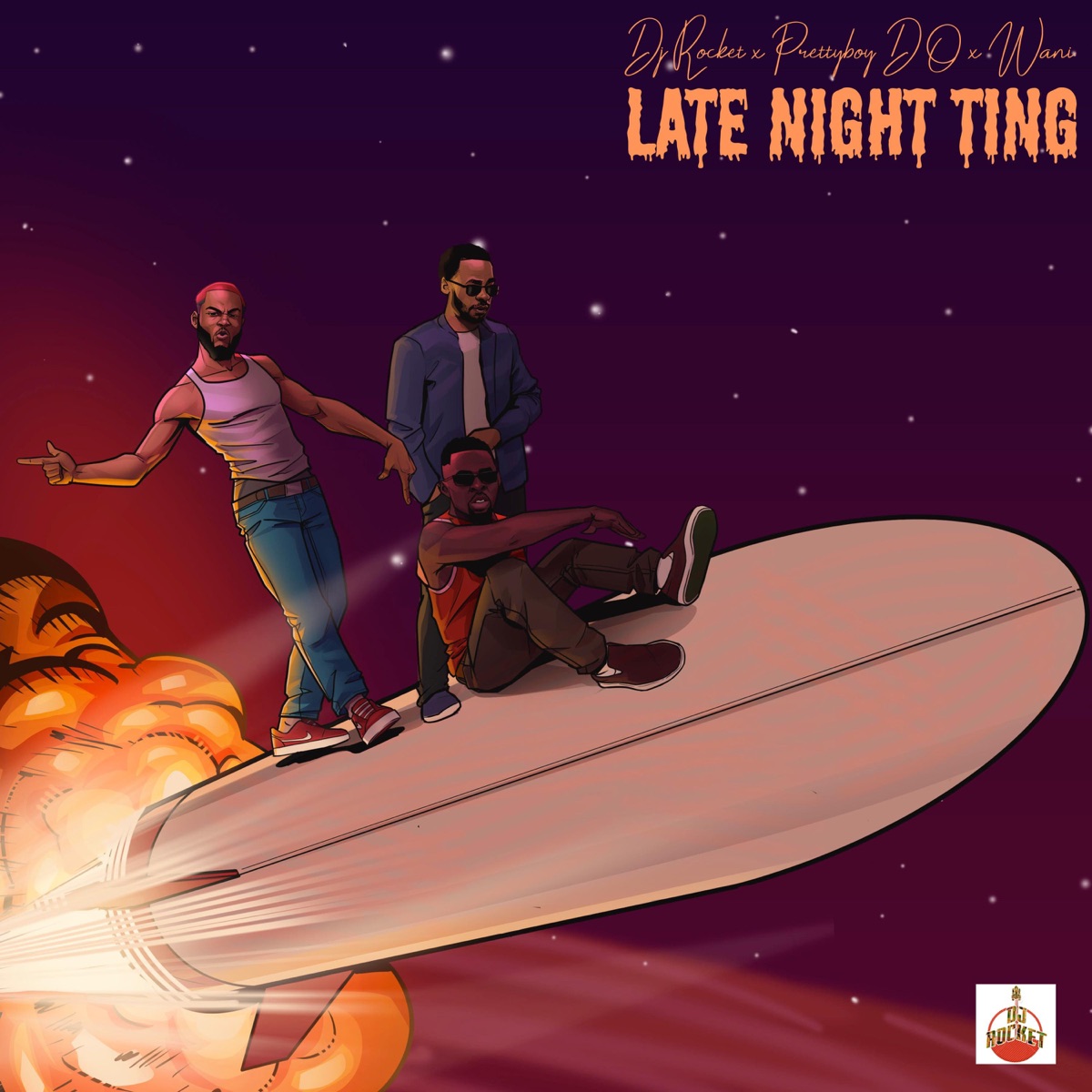 Late Night Ting - Single by DJ Rocket, Prettyboy D-O & Wani album cover