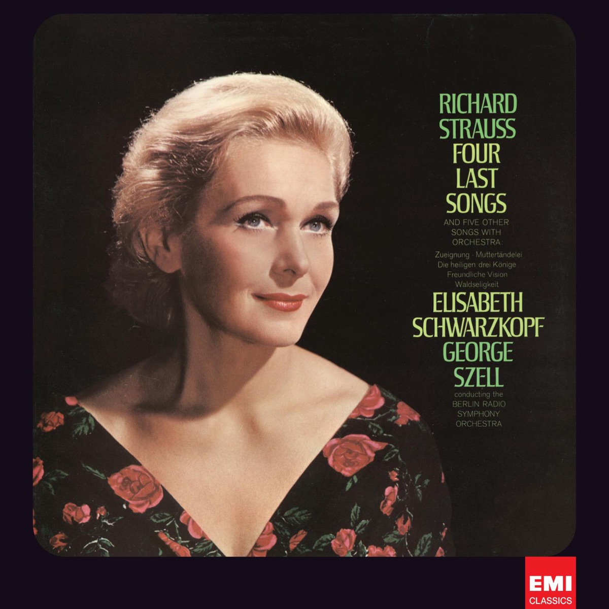 Richard Strauss: Vier letzte Lieder by Elisabeth Schwarzkopf album cover