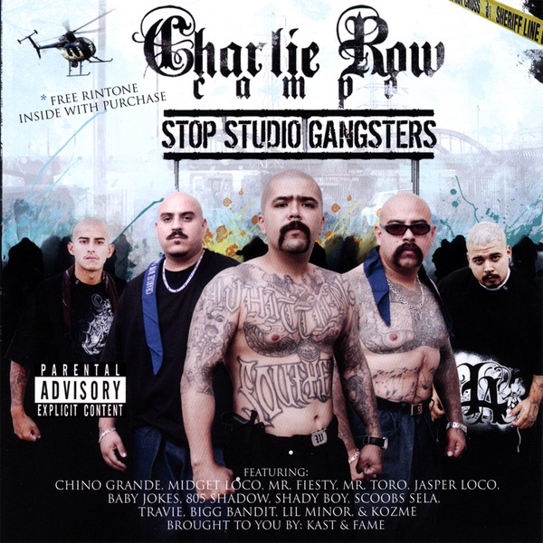 Stop Studio Gangsters by Charlie Row Campo album cover
