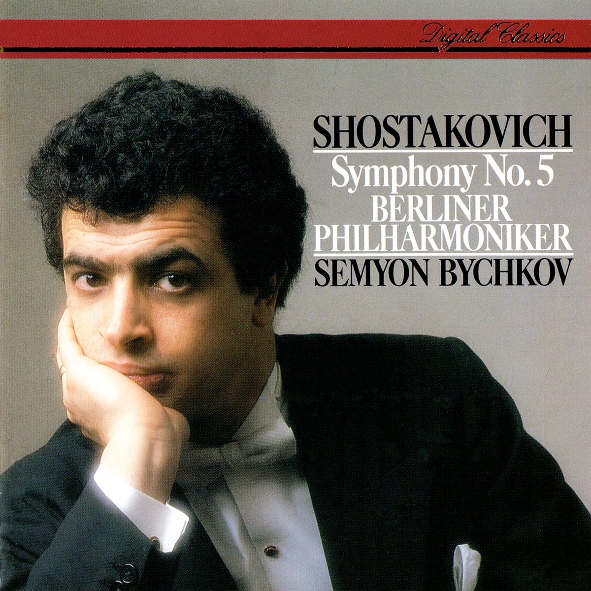 Shostakovich: Symphony No. 5 by Semyon Bychkov & Berlin Philharmonic album cover