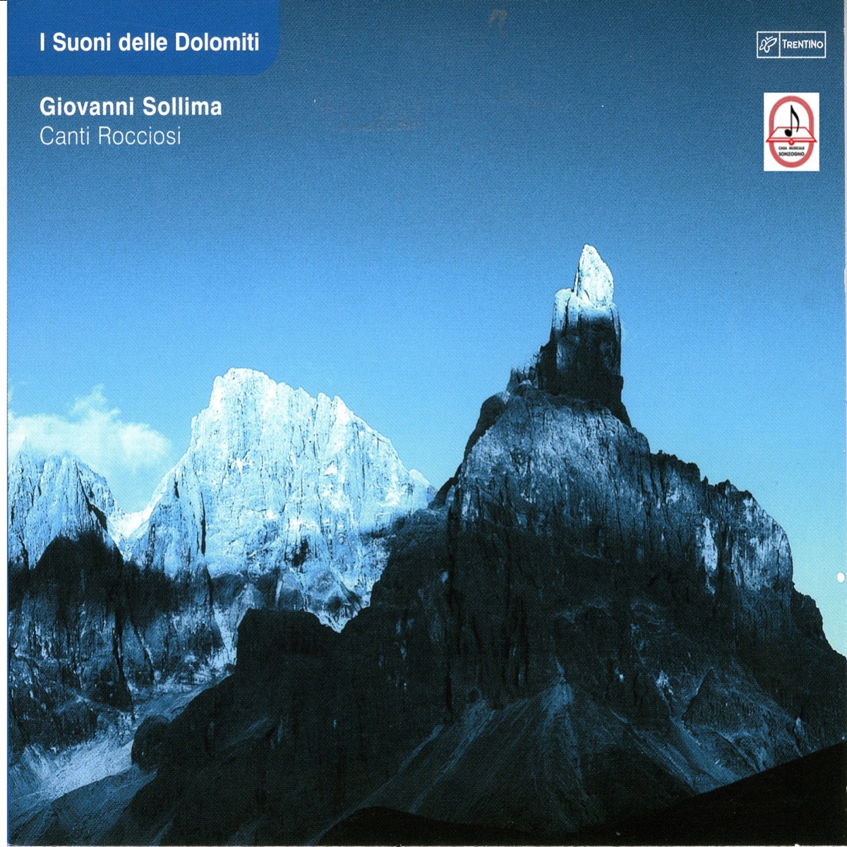 Giovanni Sollima: Canti rocciosi per i suoni delle Dolomiti by I Virtuosi Italiani, Alberto Martini, Luigi Azzolini & Antonio Ballista album cover