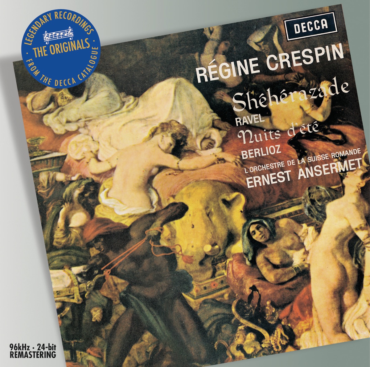 Berlioz: Les nuits d'été - Ravel: Shéhérazade by Régine Crespin, Ernest Ansermet, John Wustman & Orchestre de la Suisse Romande album cover