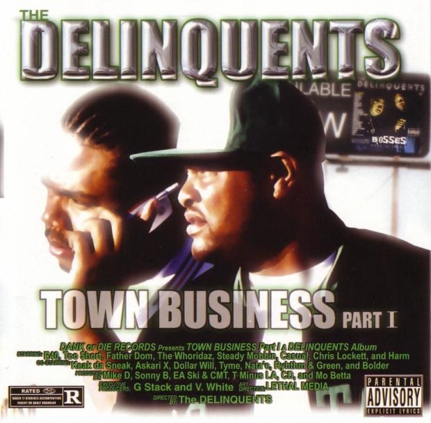 Town Business, Pt. 1 by The Delinquents album cover
