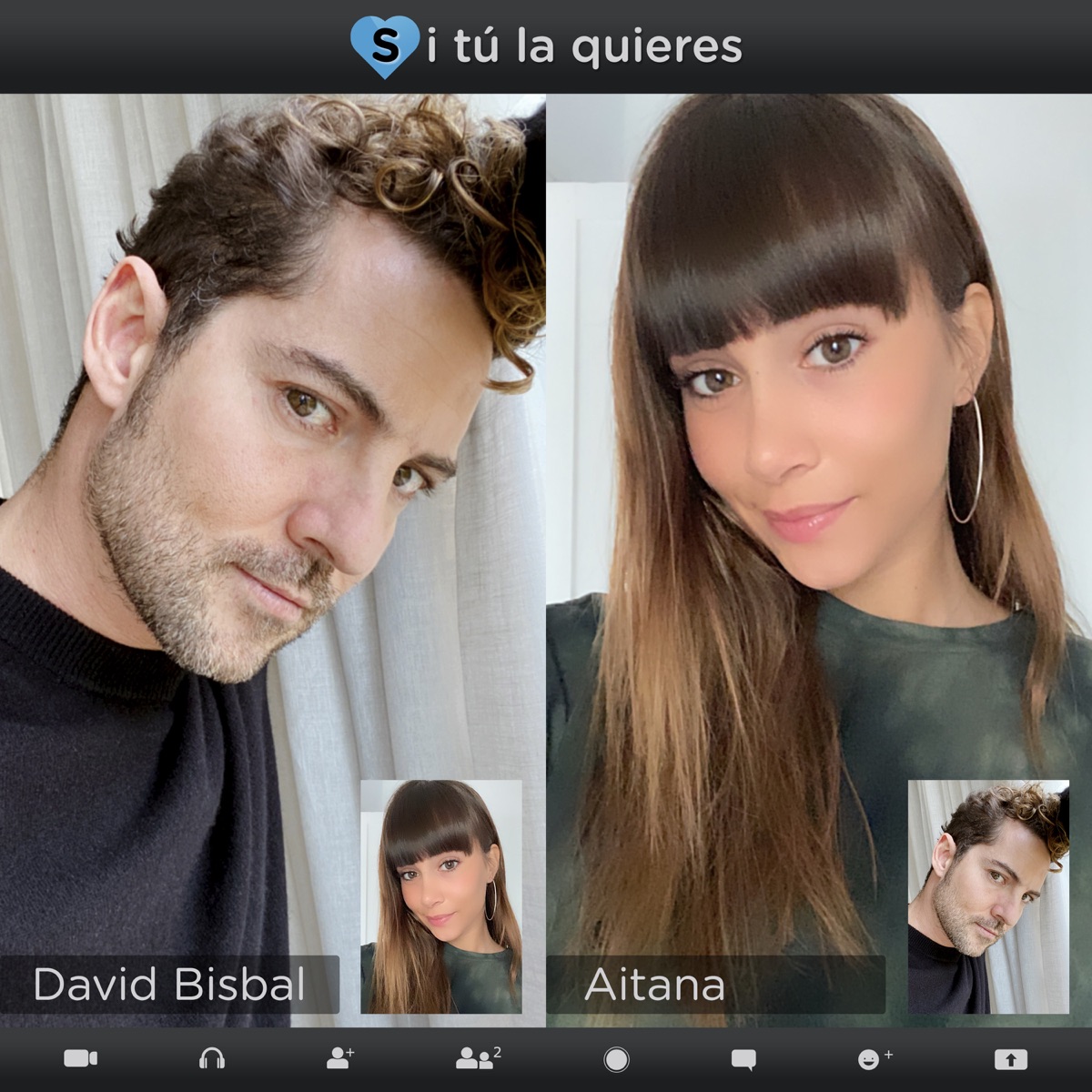 Si Tú la Quieres - Single by David Bisbal & Aitana album cover