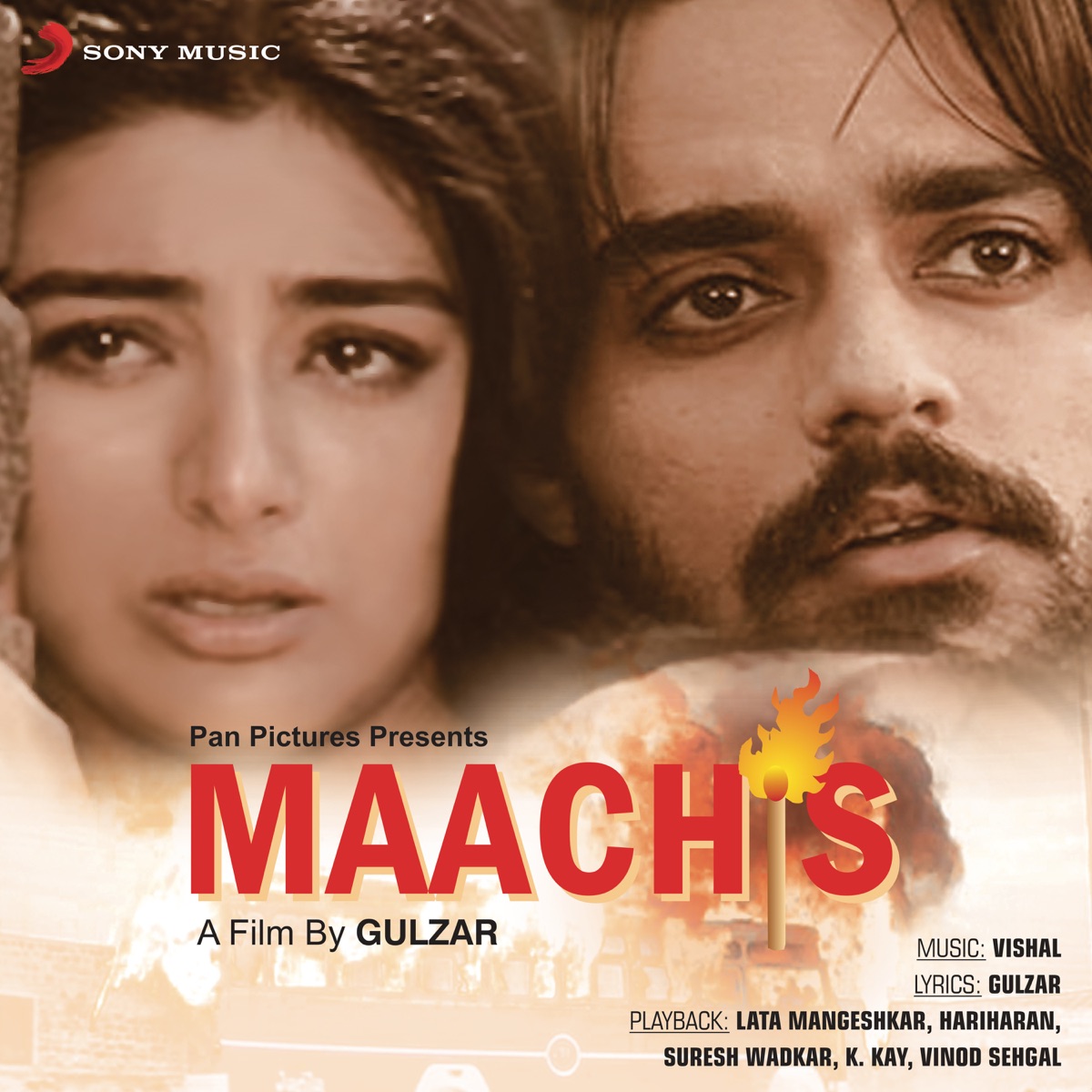 Maachis (Original Motion Picture Soundtrack) by Vishal Bhardwaj album cover