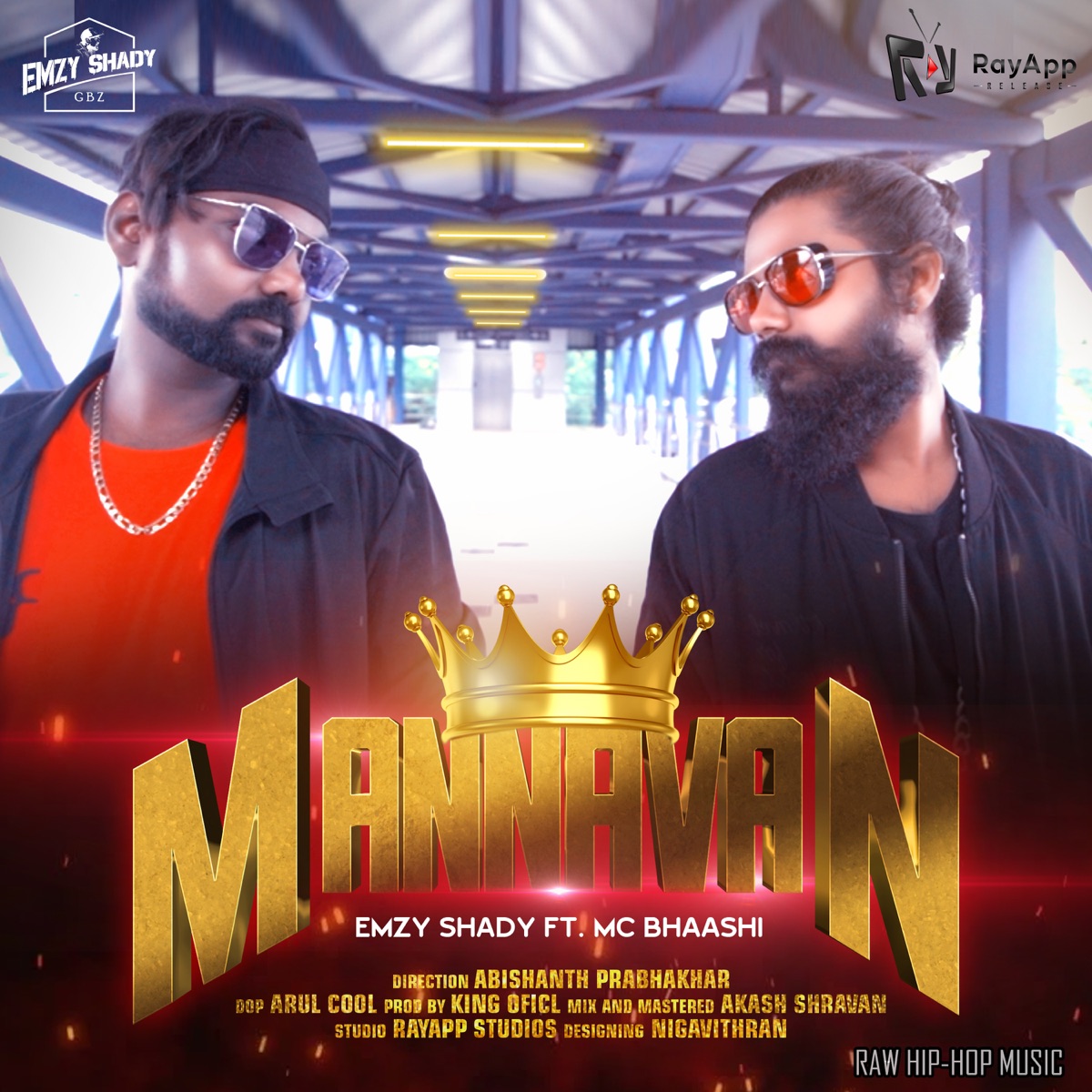 Mannavan (From "C/O Tamil HipHop") - Single by Emzy Shady, Mc Bhaashi & King Oficl album cover