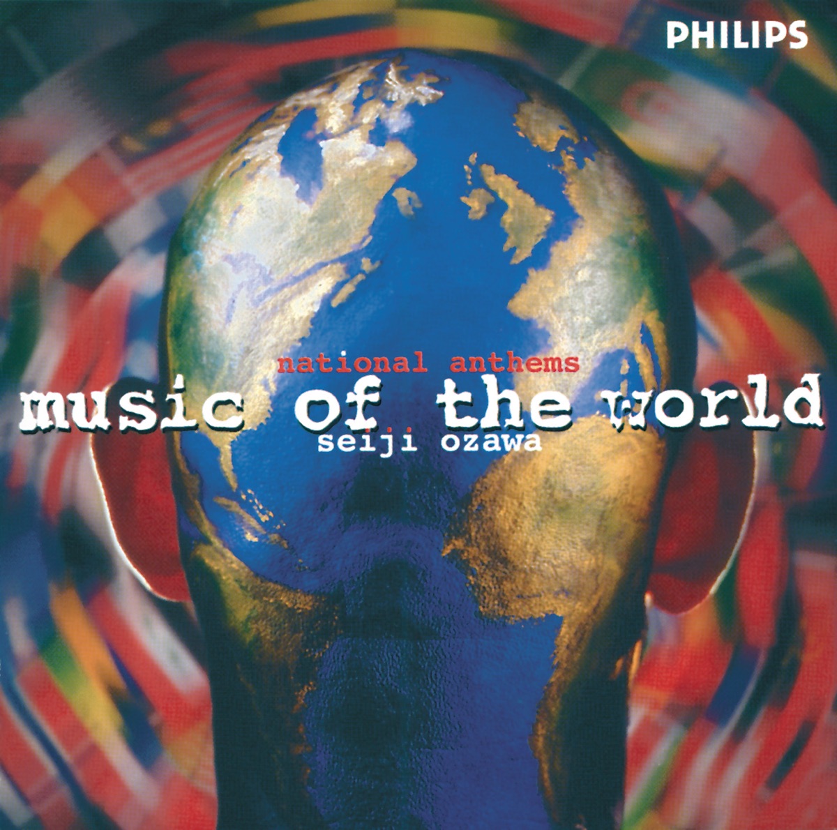 Music of the World: National Anthems by New Japan Philharmonic & Seiji Ozawa album cover