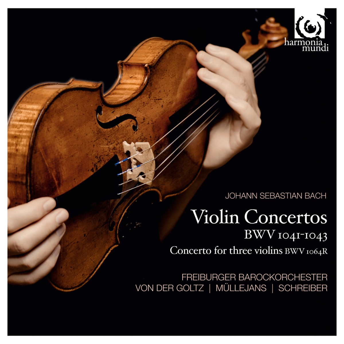 Bach: Violin Concertos by Freiburger Barockorchester, Petra Müllejans, Gottfried von der Goltz & Anne Katharina Schreiber album cover
