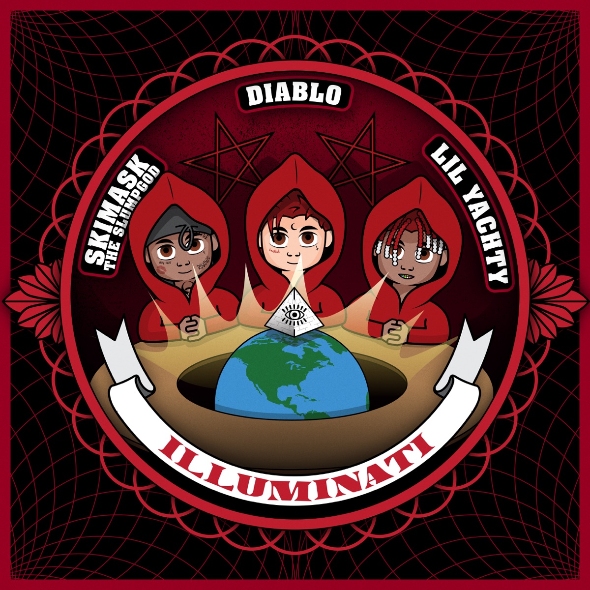 Illuminati (feat. Ski Mask the Slump God & Lil Yachty) - Single by Diablo album cover