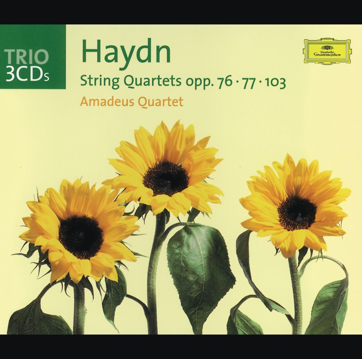 Haydn: String Quartets, Op. 76, 77 & 103 by Amadeus Quartet album cover