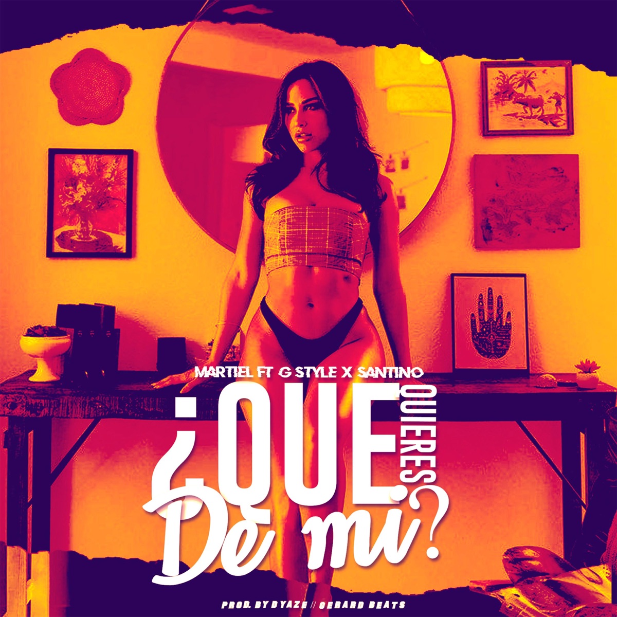 Que Quieres de Mi (feat. G Style & Santino) - Single by Martiel album cover