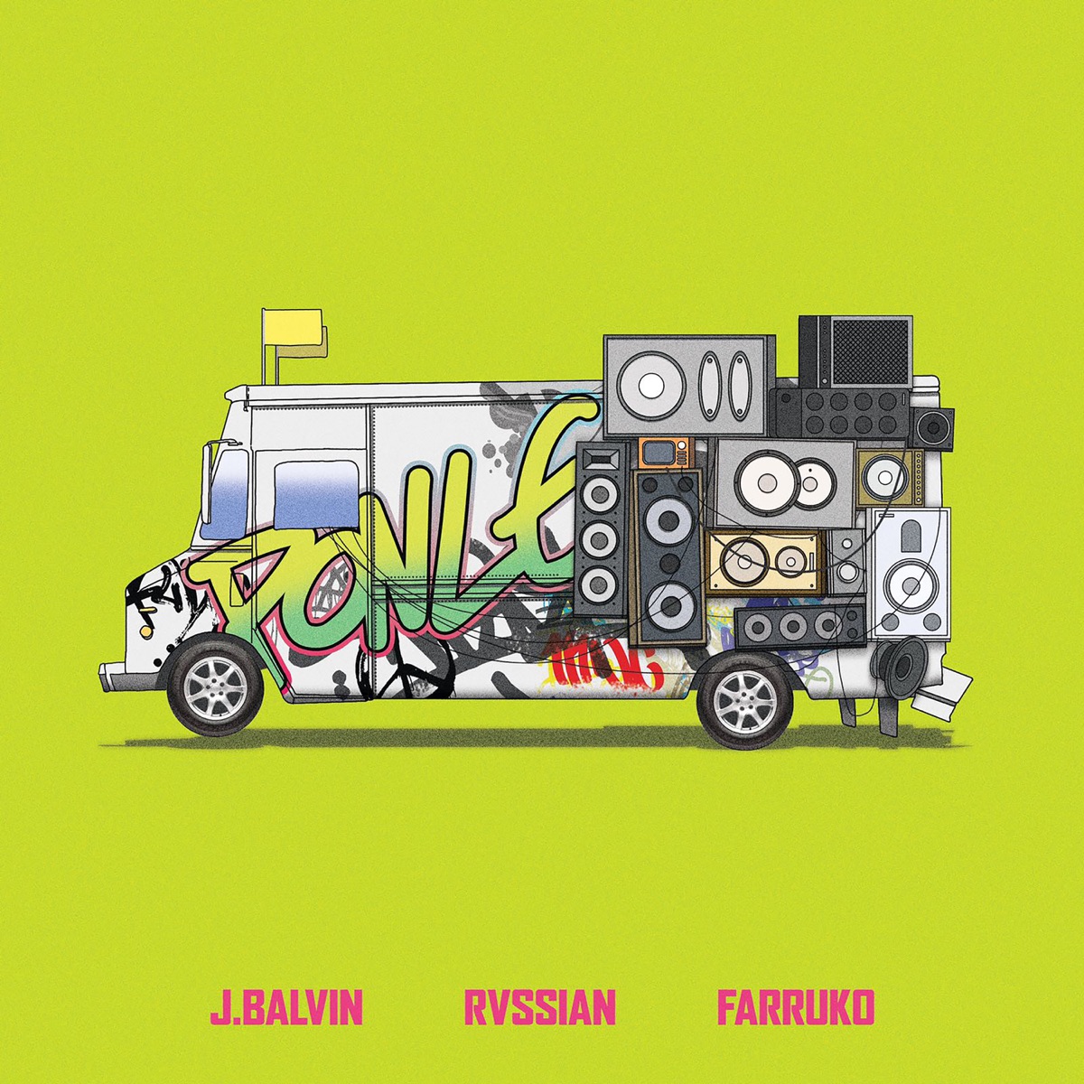 Ponle - Single by Rvssian, Farruko & J Balvin album cover
