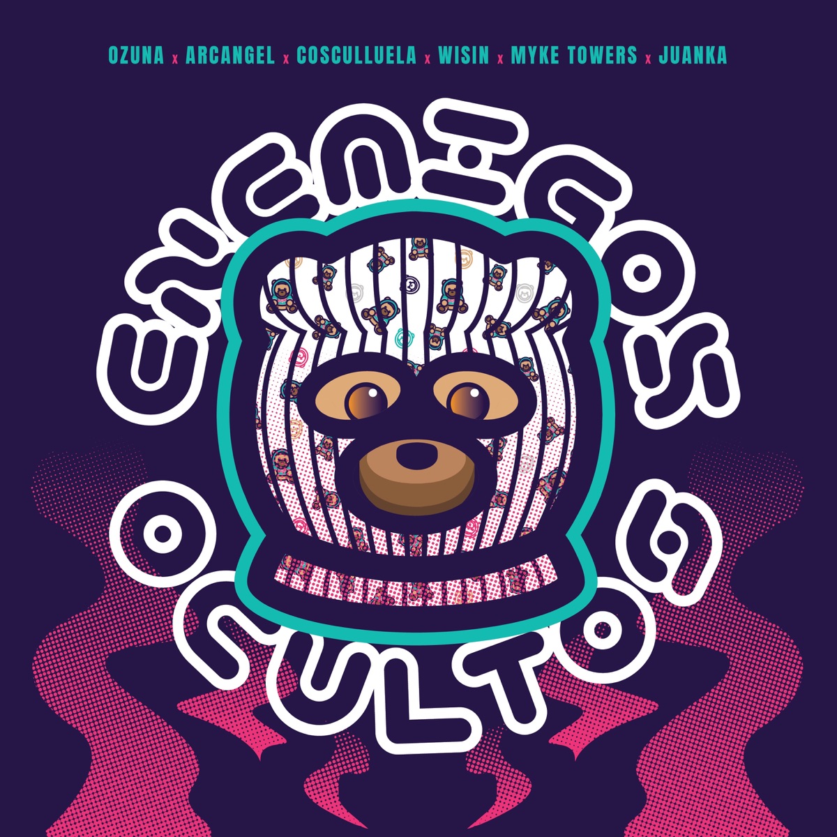 Enemigos Ocultos (feat. Arcángel, Juanka & Cosculluela) - Single by Ozuna, Wisin & Myke Towers album cover