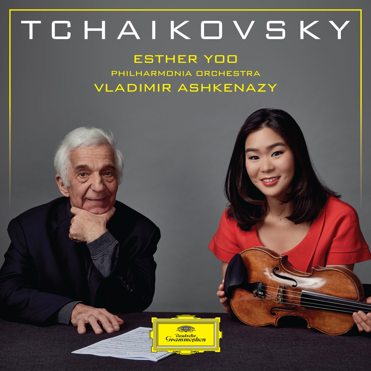 Tchaikovsky by Esther Yoo, Philharmonia Orchestra & Vladimir Ashkenazy album cover