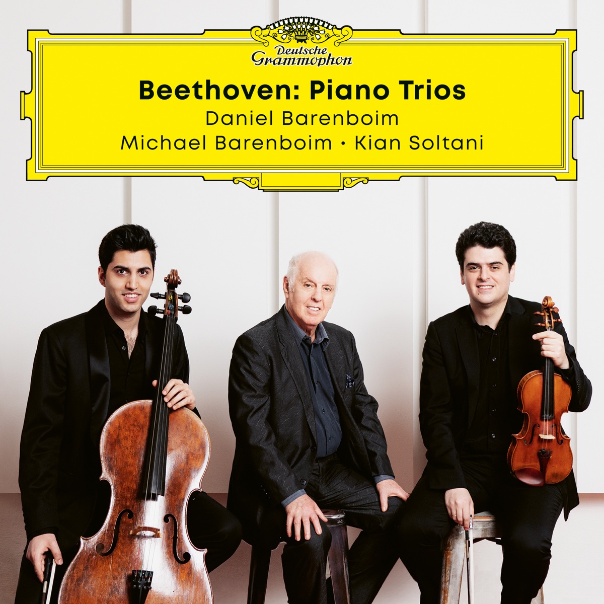 Beethoven Trios by Daniel Barenboim, Michael Barenboim & Kian Soltani album cover