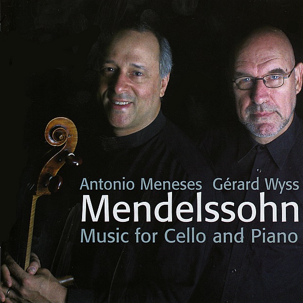 Mendelssohn: Music for Cello and Piano by Antonio Meneses & Gérard Wyss album cover