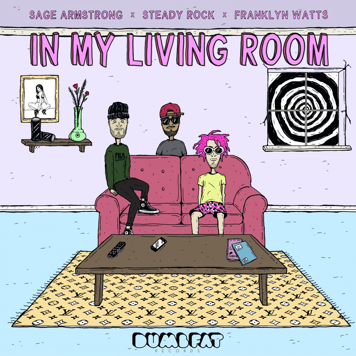 In My Living Room - Single by Sage Armstrong, Steady Rock & Franklyn Watts album cover