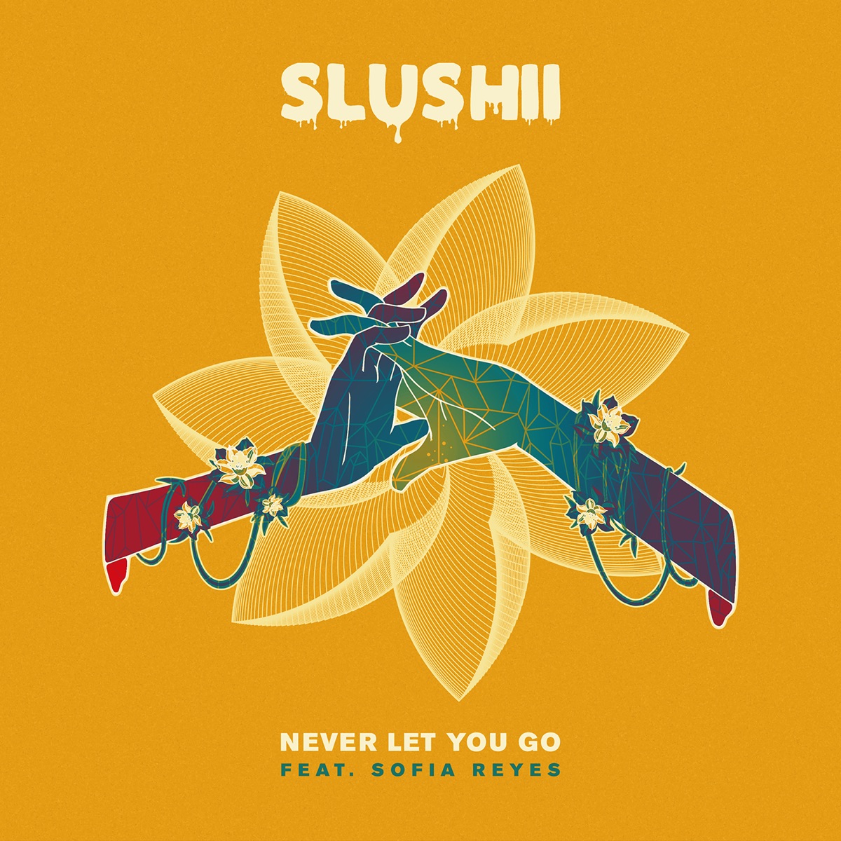 Never Let You Go (feat. Sofia Reyes) - Single by Slushii album cover