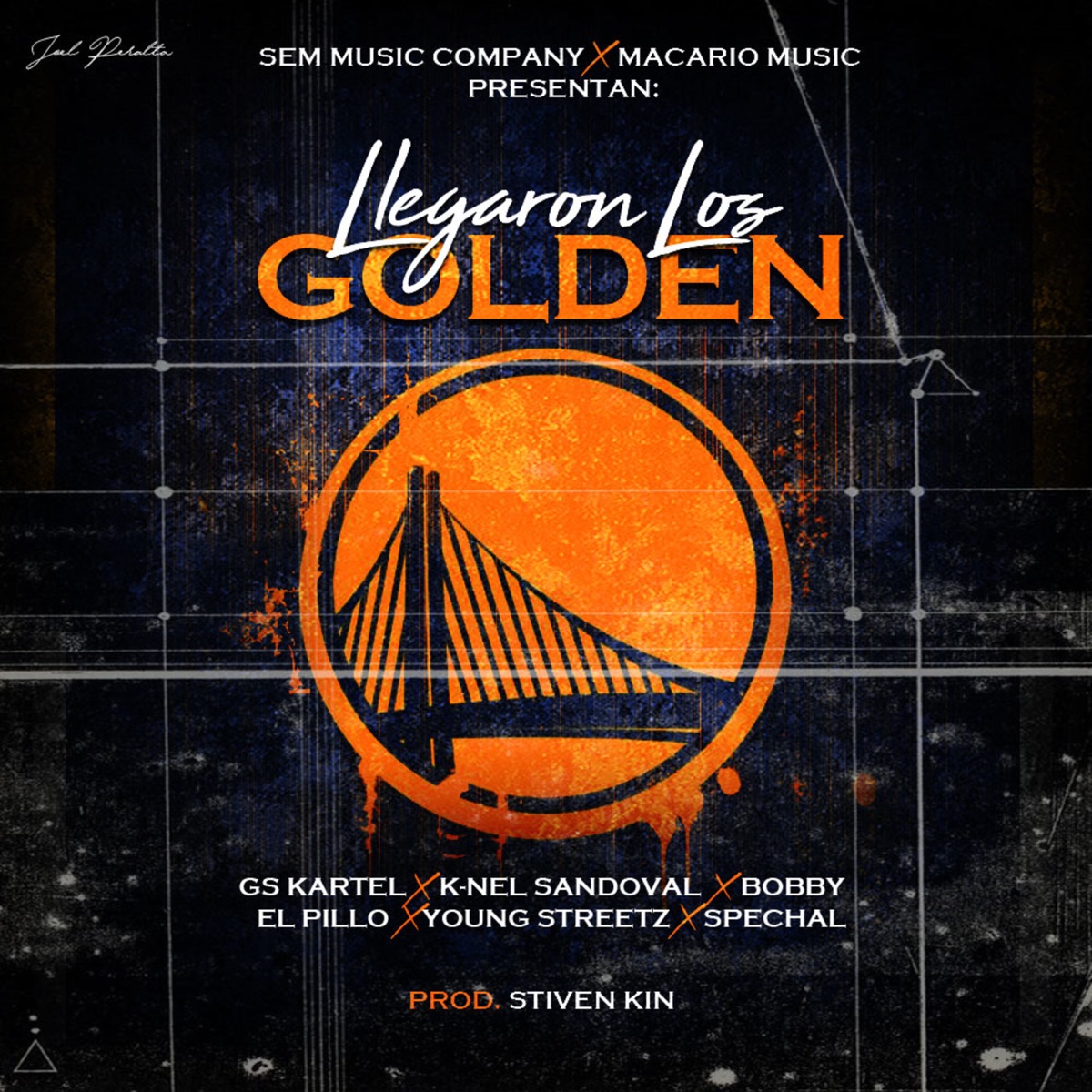 Llegaron los Golden (Remix) [feat. Gs Kartel, Bobby, Young Streetz, Spechal & El Pillo] - Single by K-Nel Sandoval album cover