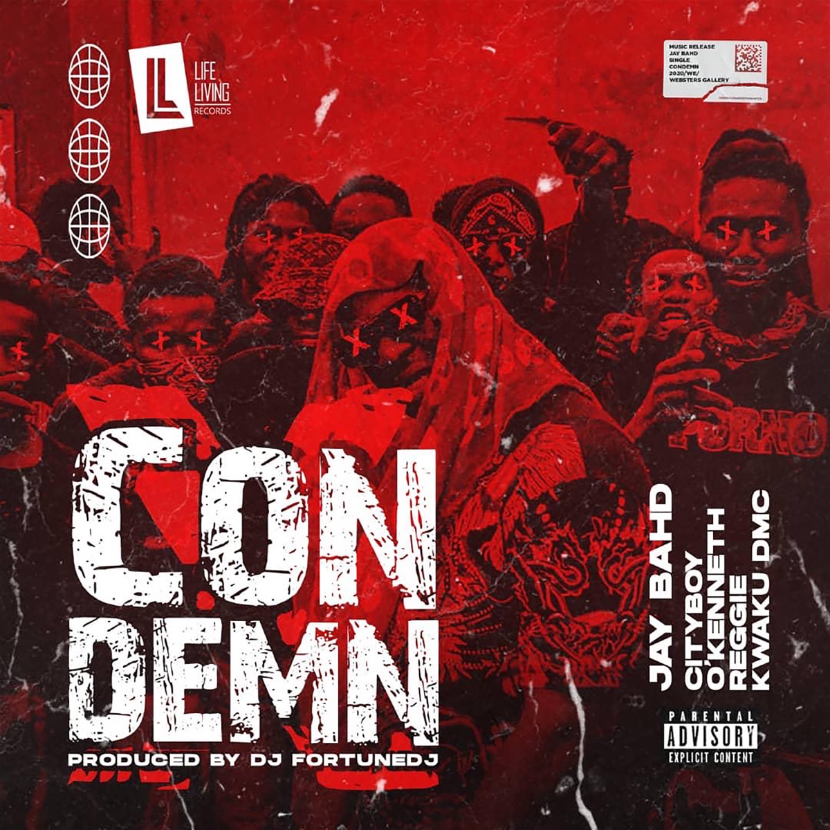 Condemn (feat. City Boy, O'Kenneth, reggie & Kwaku DMC) - Single by Jay Bahd album cover