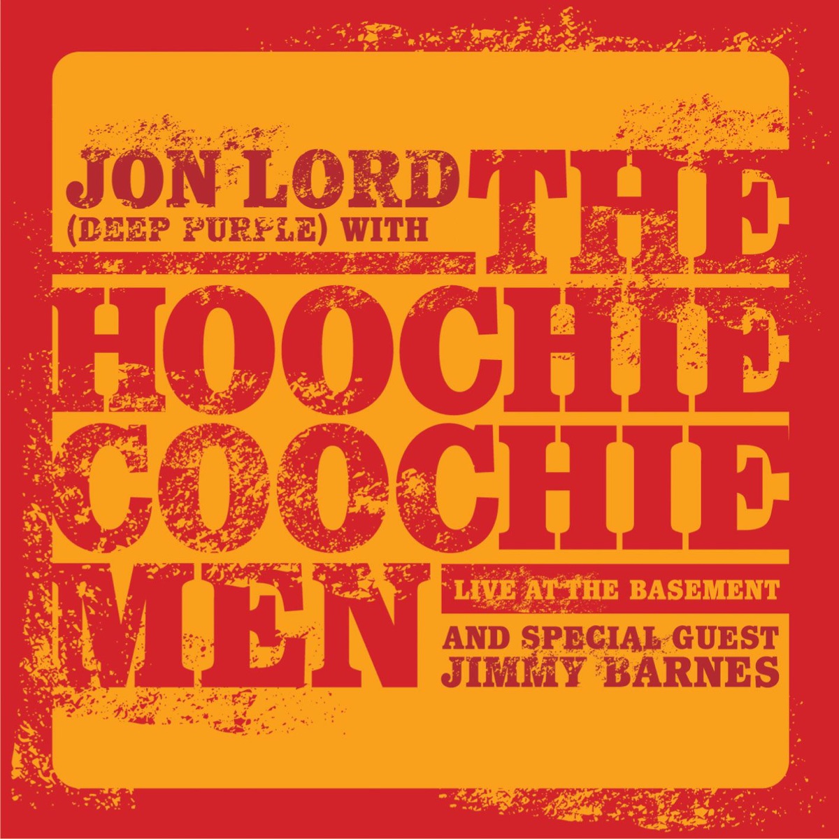 Live At the Basement by The Hoochie Coochie Men album cover