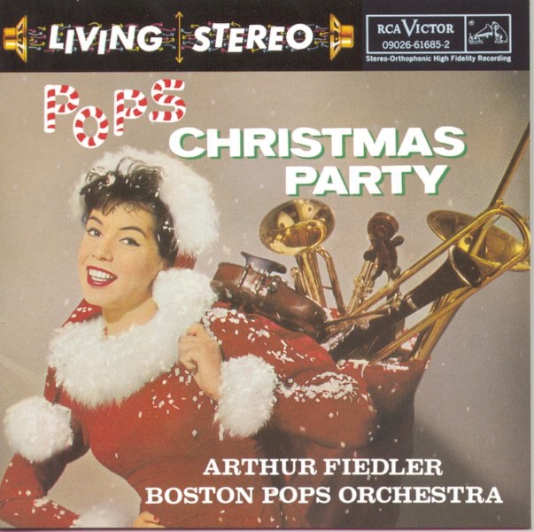 Pops Christmas Party by Arthur Fiedler & Boston Pops Orchestra album cover