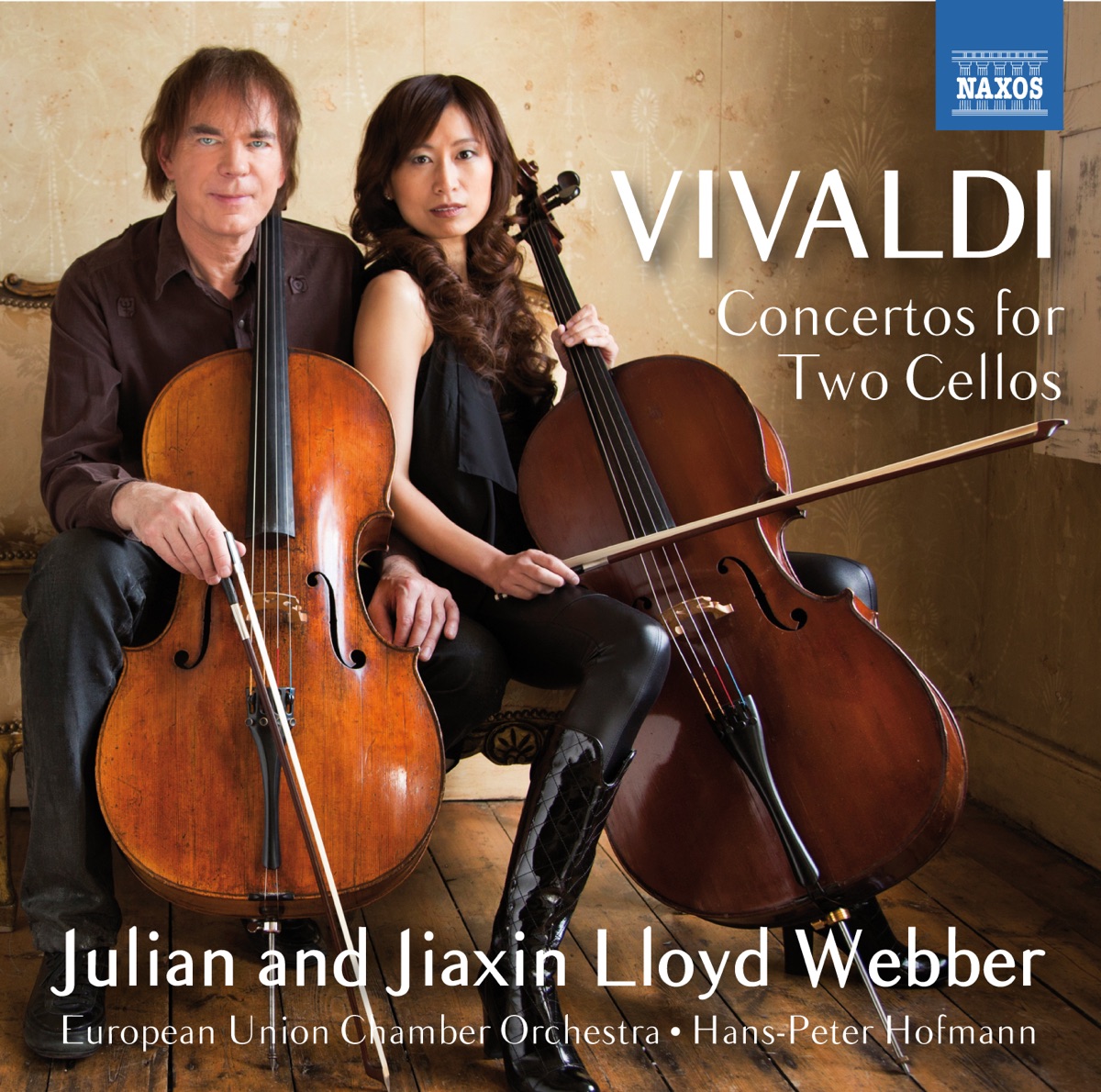 Vivaldi: Concertos for 2 Cellos by Julian Lloyd Webber, Jiaxin Cheng, European Union Chamber Orchestra & Hans-Peter Hofmann album cover