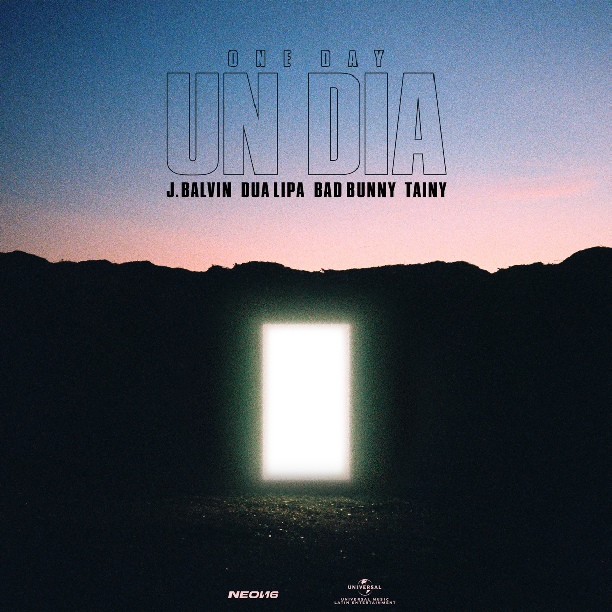 UN DIA (ONE DAY) - Single by J Balvin, Dua Lipa, Bad Bunny & Tainy album cover