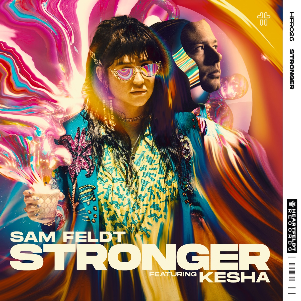 Stronger (feat. Kesha) - Single by Sam Feldt album cover