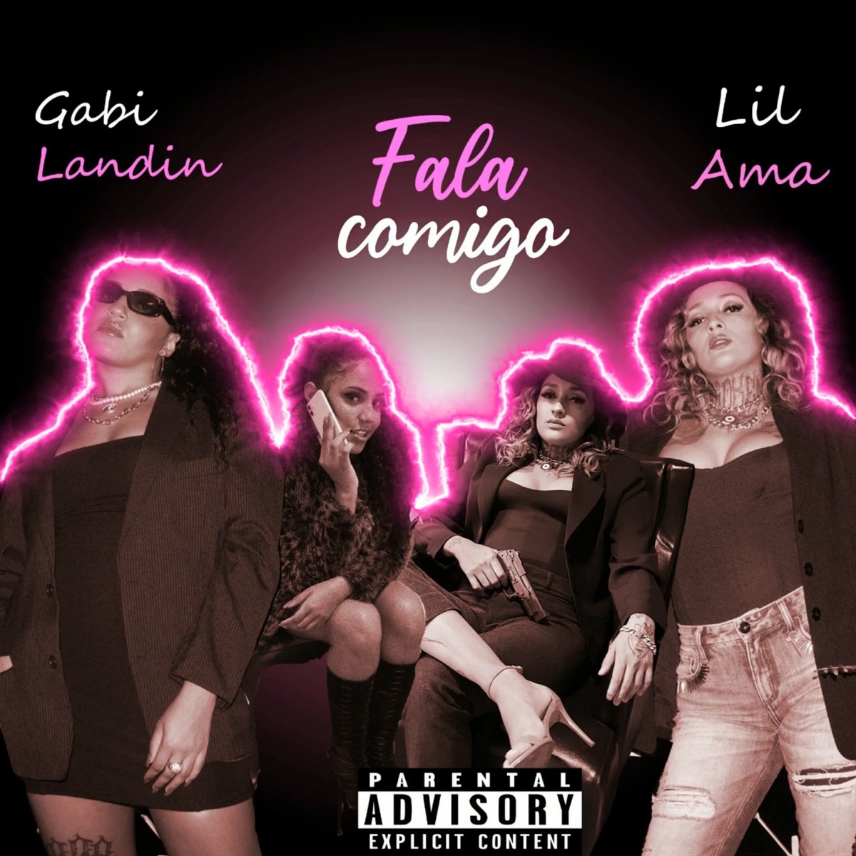 Fala Comigo - Single by Gabi Landin & Lil Ama album cover