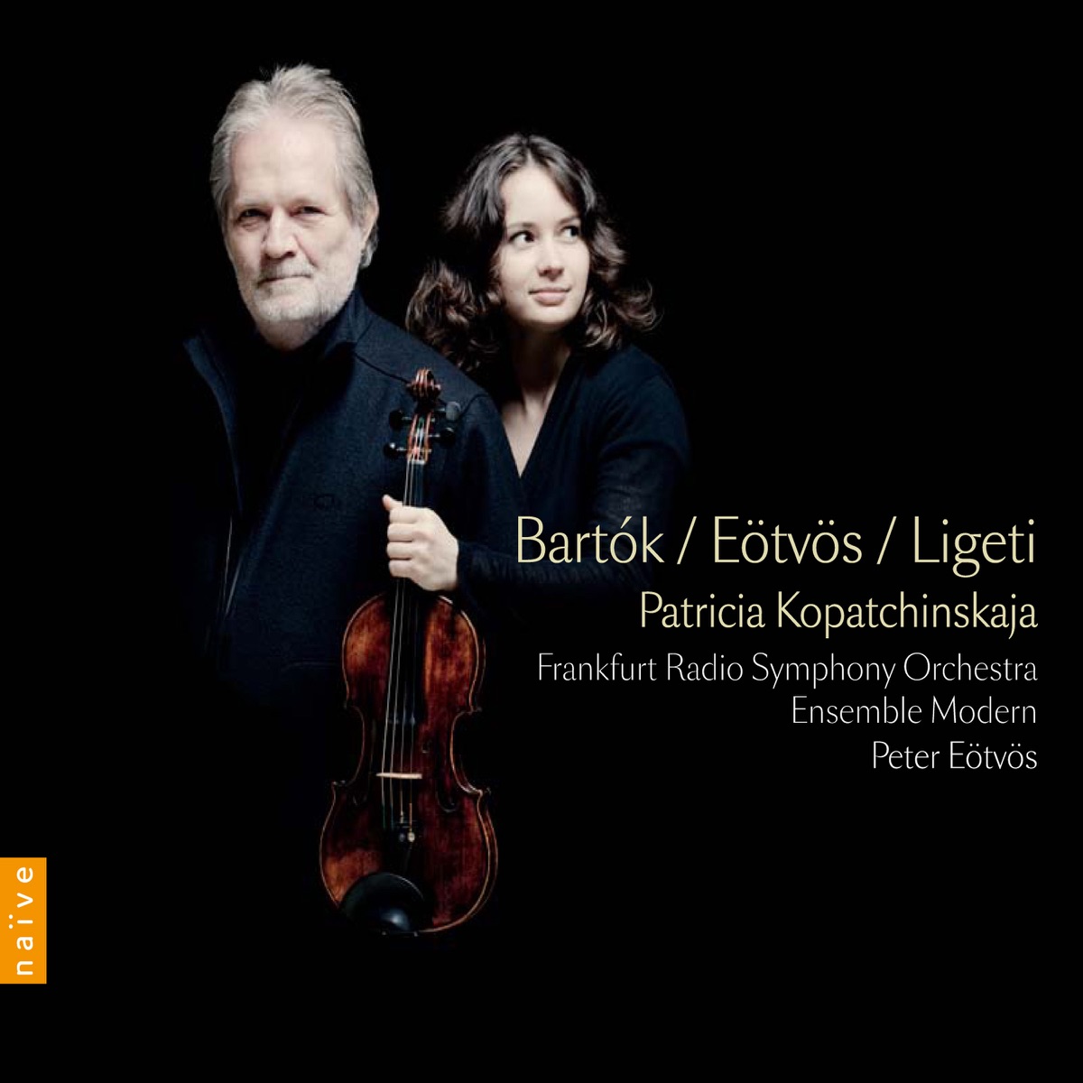 Bartok, Eötvös, Ligeti by Patricia Kopatchinskaja, Péter Eötvös & Frankfurt Radio Symphony album cover