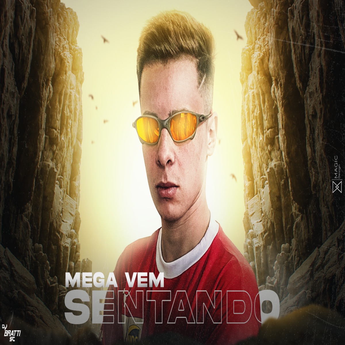 Mega Funk - Vem Sentando - Single by DJ Bratti SC album cover