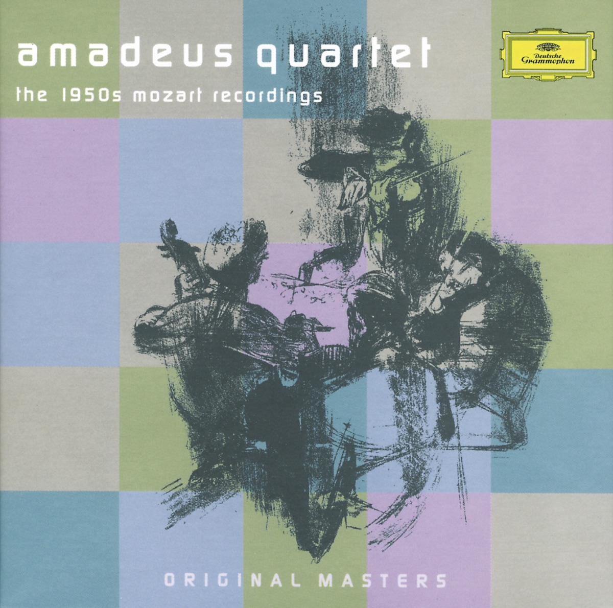 Amadeus Quartet: The 1950s Mozart recordings by Amadeus Quartet & Cecil Aronowitz album cover