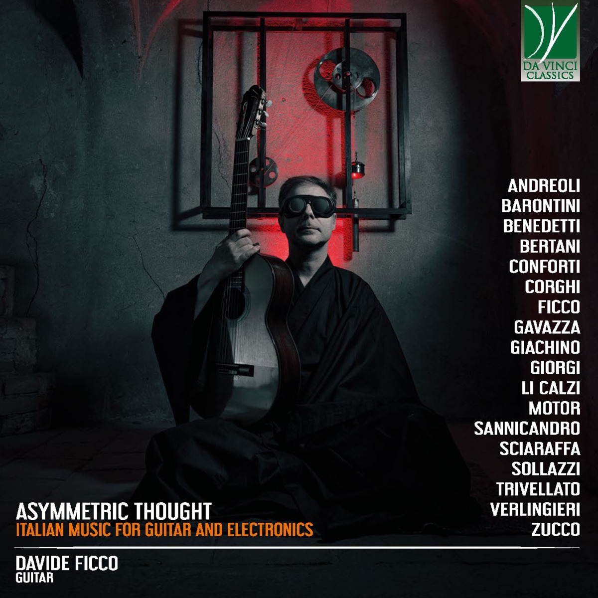 Asymmetric Thought (Italian Music for Guitar and Electronics) by Davide Ficco album cover