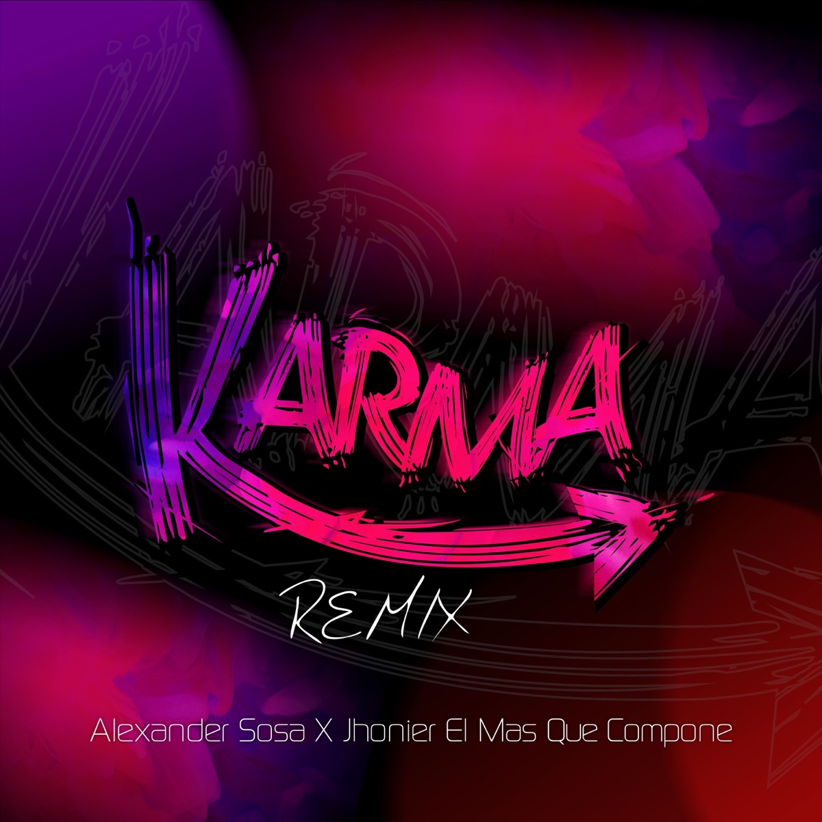 Karma (Remix) [feat. Jhonier El Mas Que Compone] - Single by Alexander Sosa album cover