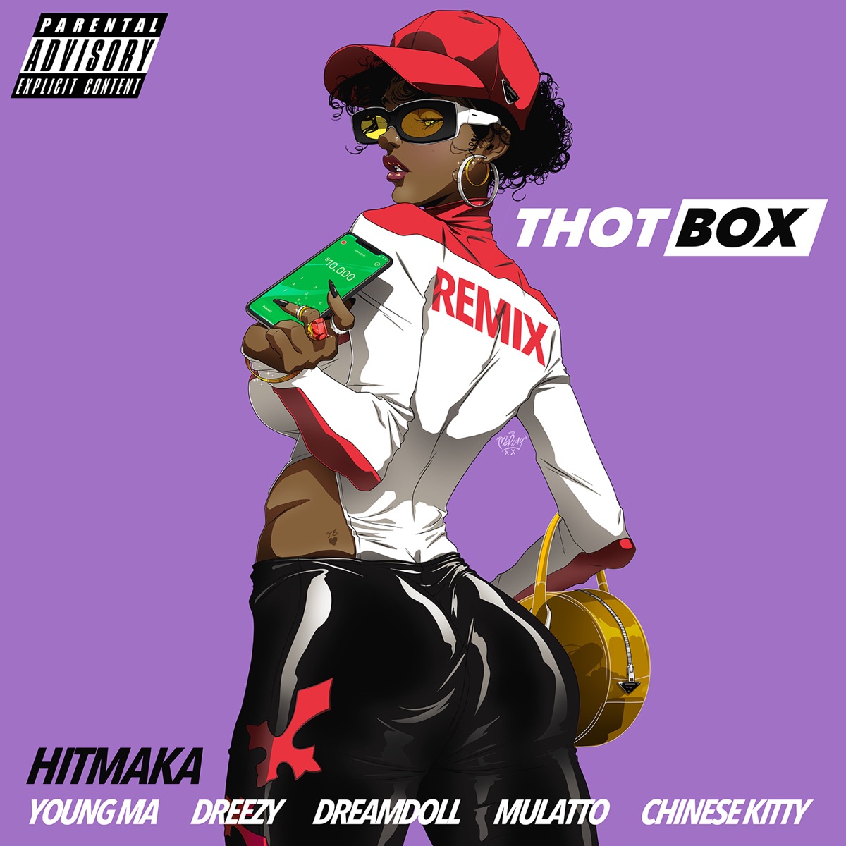 Thot Box (Remix) [feat. Young MA, Dreezy, Latto, DreamDoll, Chinese Kitty] - Single by Hitmaka album cover