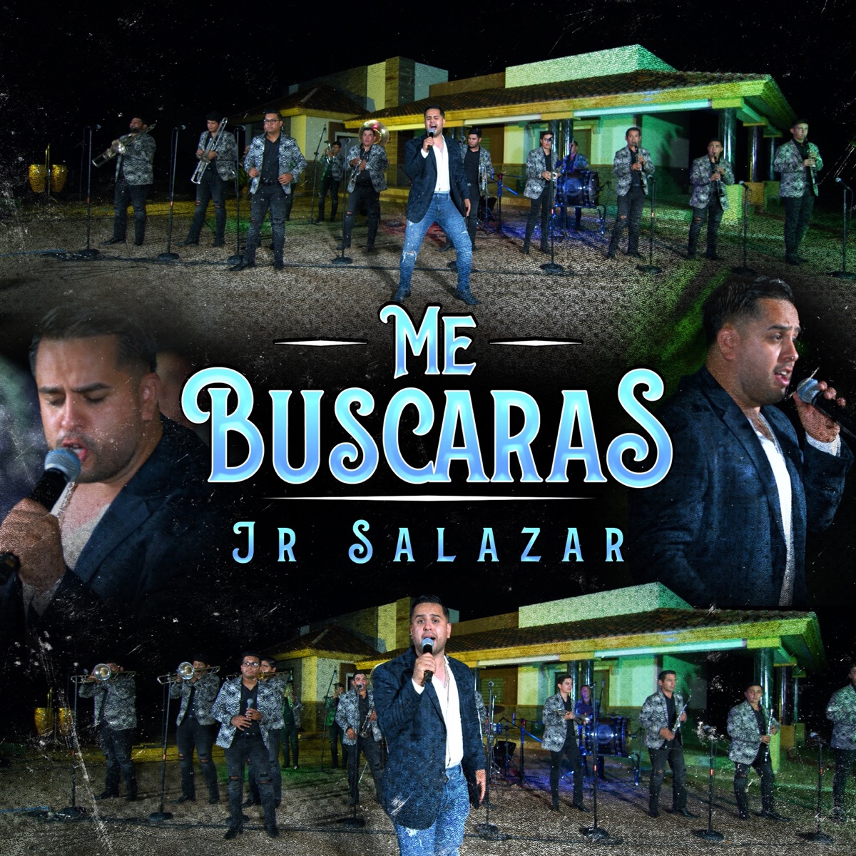 Me Buscarás (En Vivo) by Jr Salazar album cover