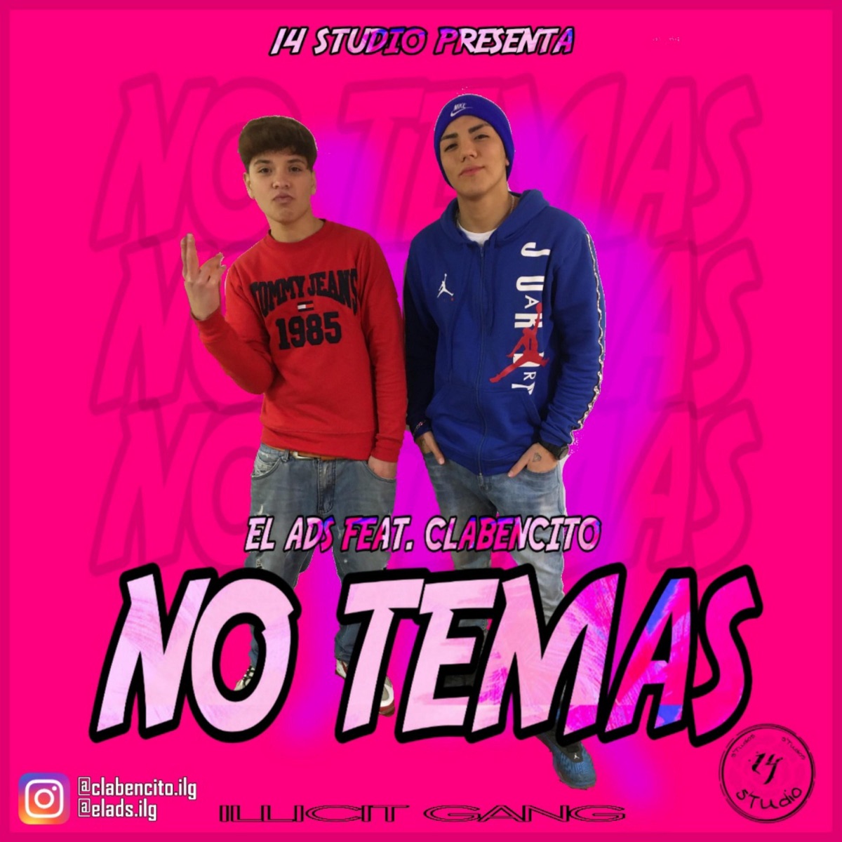 No Temas (feat. Clabencito) - Single by El Ads album cover