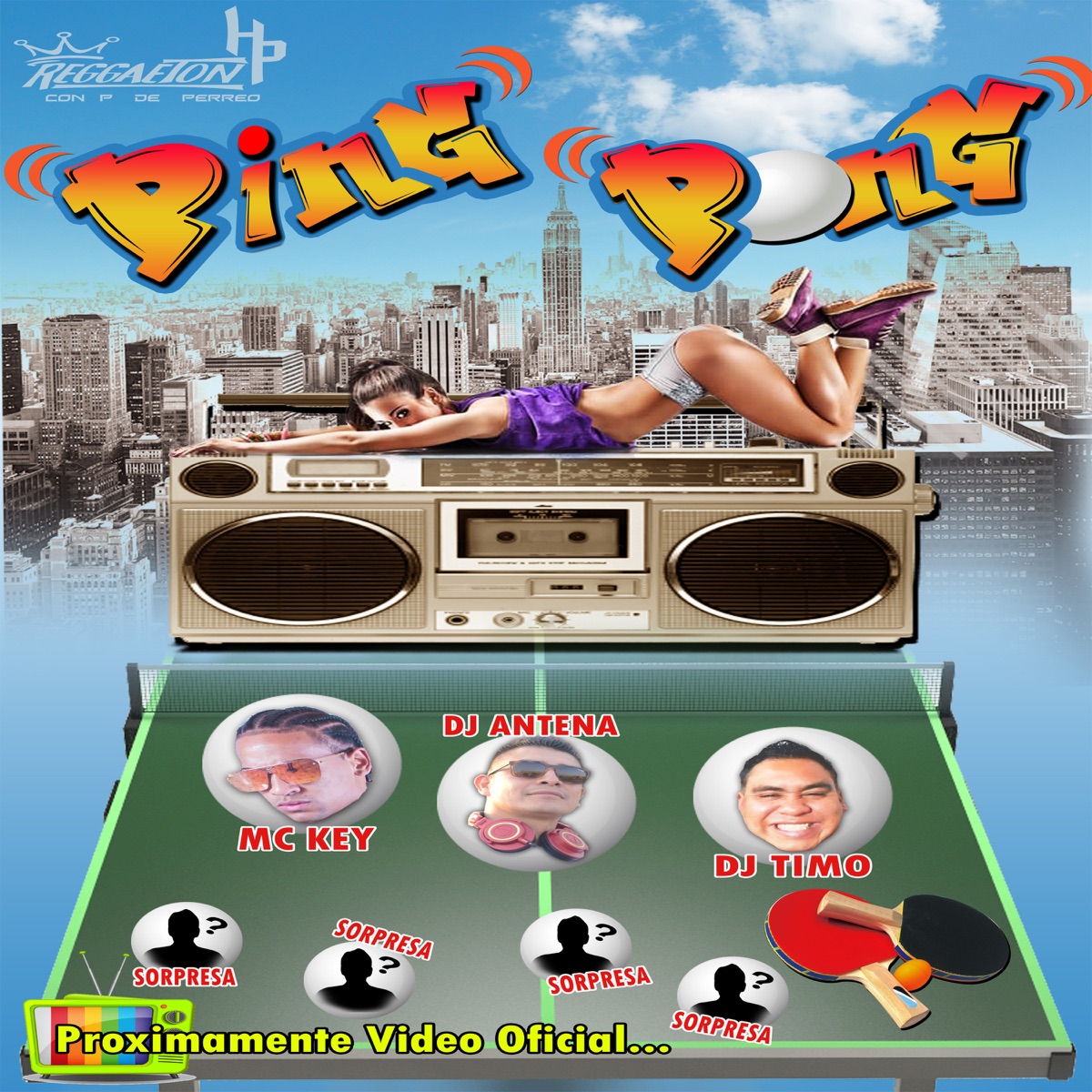 Ping Pong (feat. Mc Key & DJ Timo) - Single by DJ Antena album cover